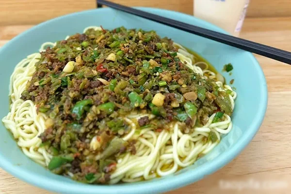 图片[1]-鲜椒牛肉酱拌面视频教程-配方档案馆