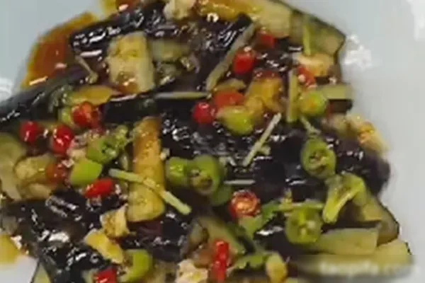 特色黄椒风味茄子制作视频教程-配方档案馆