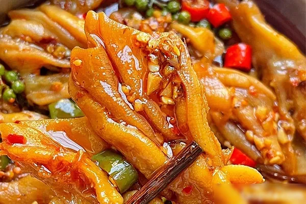 黄椒酸辣鸭掌视频教程-配方档案馆