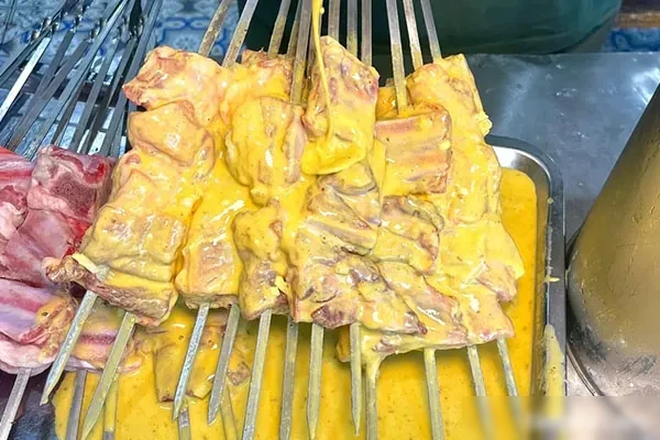 新式挂糊新疆羊肉串技术视频教程-配方档案馆